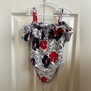 Janie and Jack One Piece Floral Swimsuit